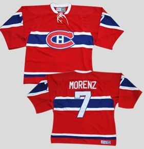 Men's Montreal Canadiens #7 Howie Morenz Red CCM Jersey Men's Montreal Canadiens #7 Howie Morenz Red CCM Jersey